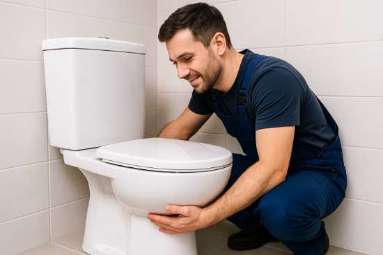 Montaža monoblok wc šolje