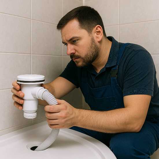 Zamena sifona na tuš kabini